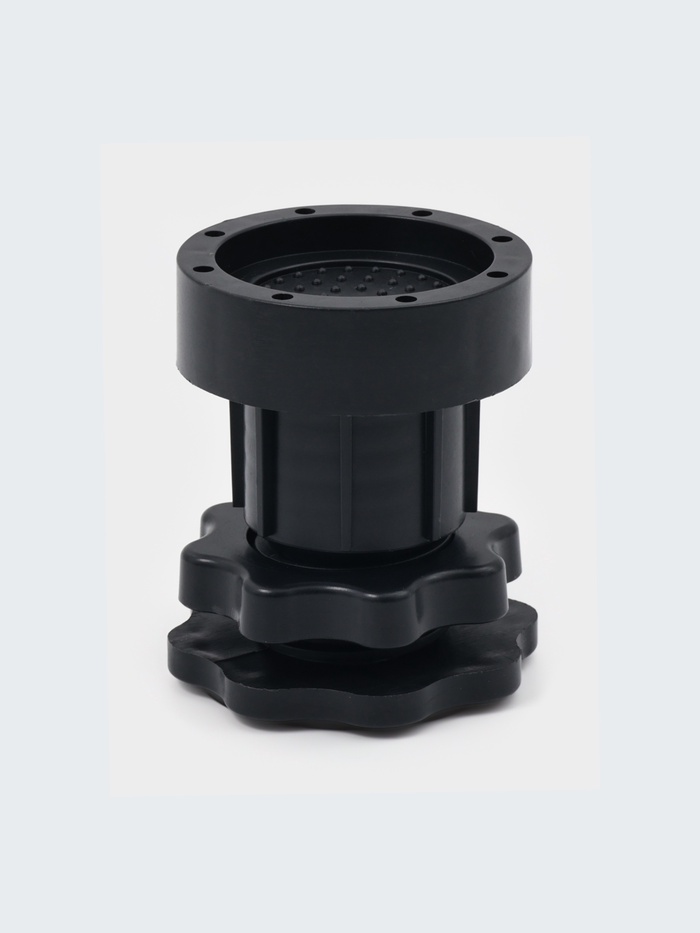 Набор подставок антивибрационных, для стиральной машины, раздвижные, 4 шт., 6.5×7-10 см, d=4.7 см