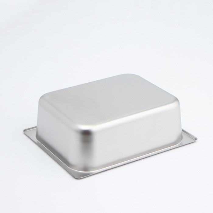 Гастроёмкость 1/2 Hanna Knövell, 100 мм, 32.5×26.5×10 см, толщина 0.6 мм, нержавеющая сталь