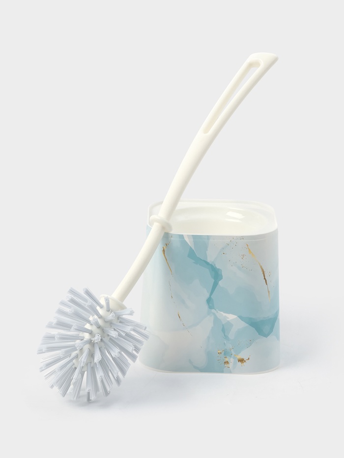 Ёршик для унитаза «Акварель», 11.5×11.5×35.5 см, с подставкой