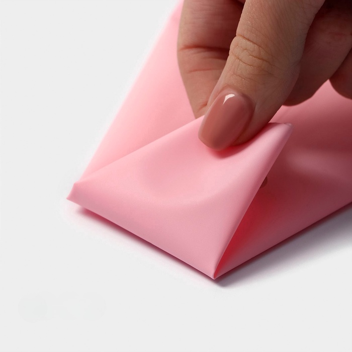 Кондитерский мешок Доляна «Алирио», 31×17.5 см, розовый