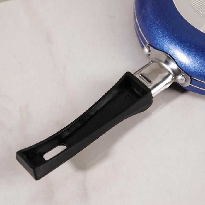 Сковорода «Лерой», d=16 см, пластиковая ручка, антипригарное покрытие, алюминий, МИКС