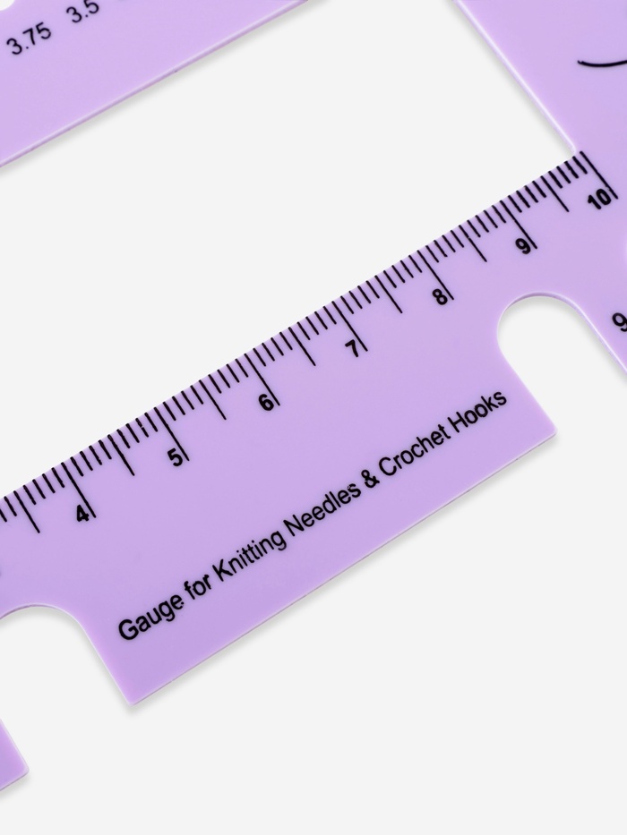 Линейка для определения размера спиц для вязания «Слоник», 15×7.5 см