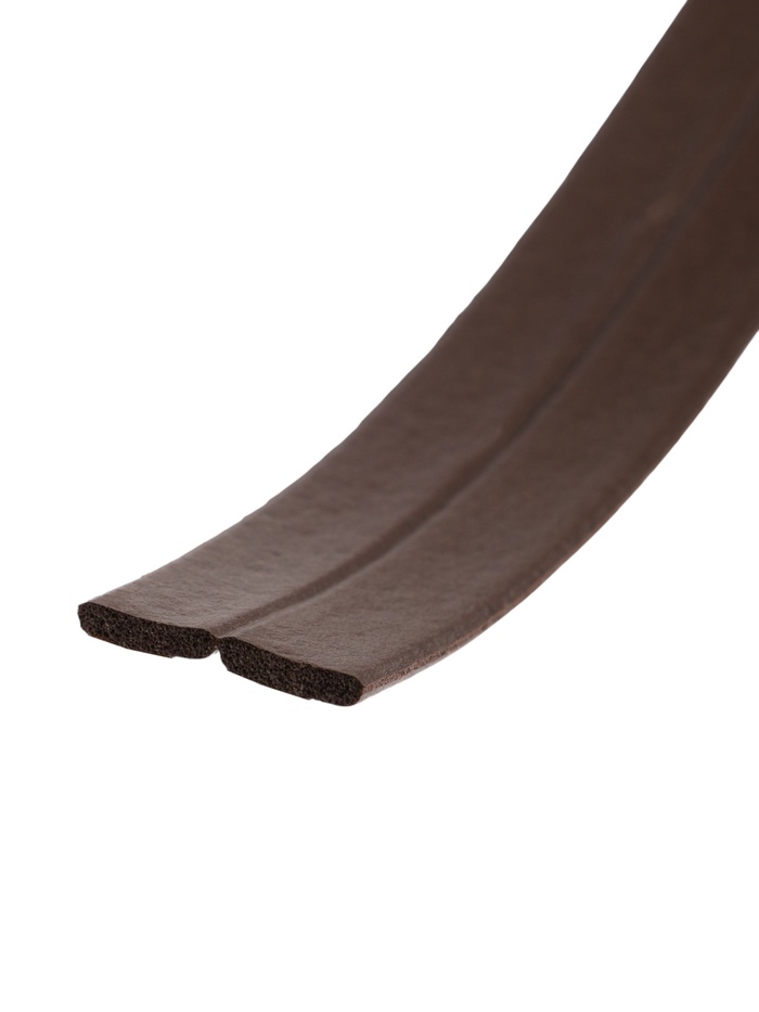 Уплотнитель резиновый ТУНДРА, профиль I, размер 9×2 мм, коричневый, в упаковке 10 м