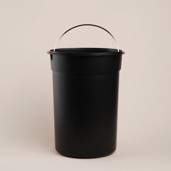 Ведро для мусора SL Home, 12 л, 25×31×38 см, бежевое