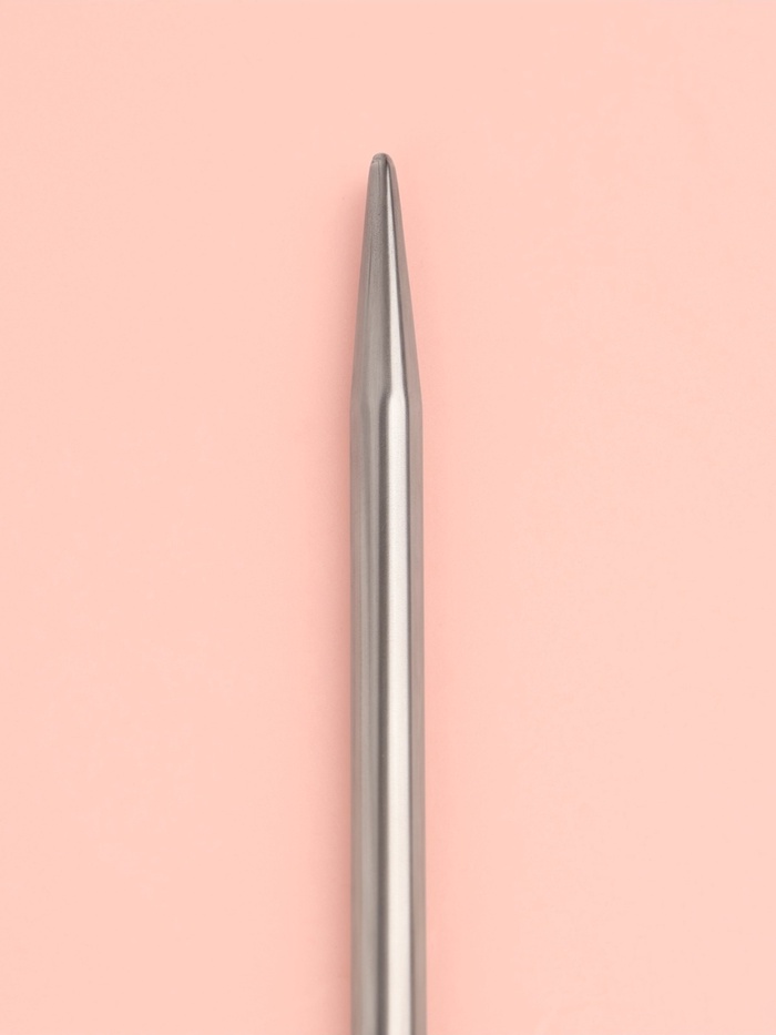 Спицы для вязания, чулочные, гибкие, d=5 мм, 21 см, 3 шт.