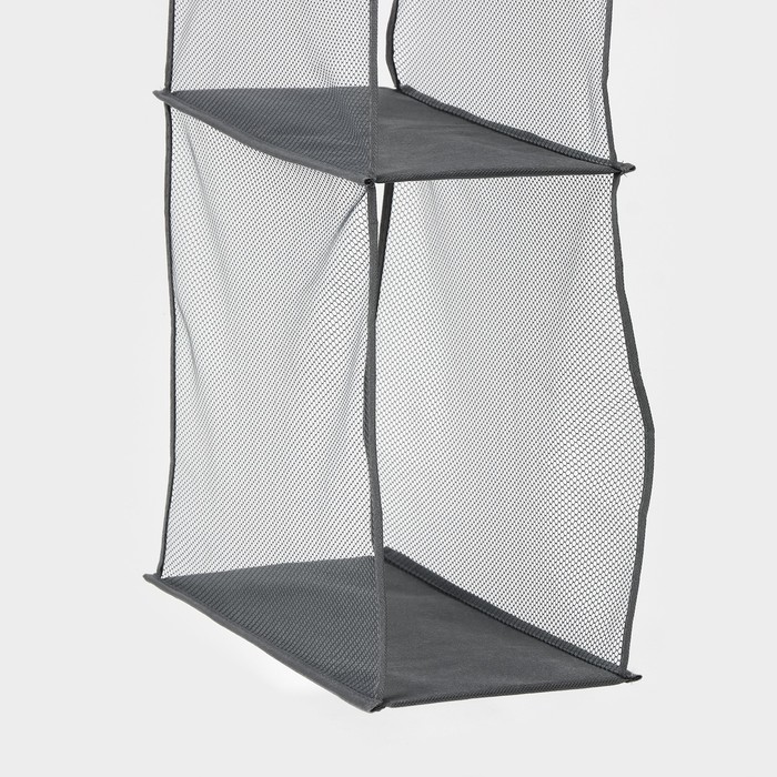 Органайзер для сумок 2 отделения LaDо́m, 40×15×80 см, серый