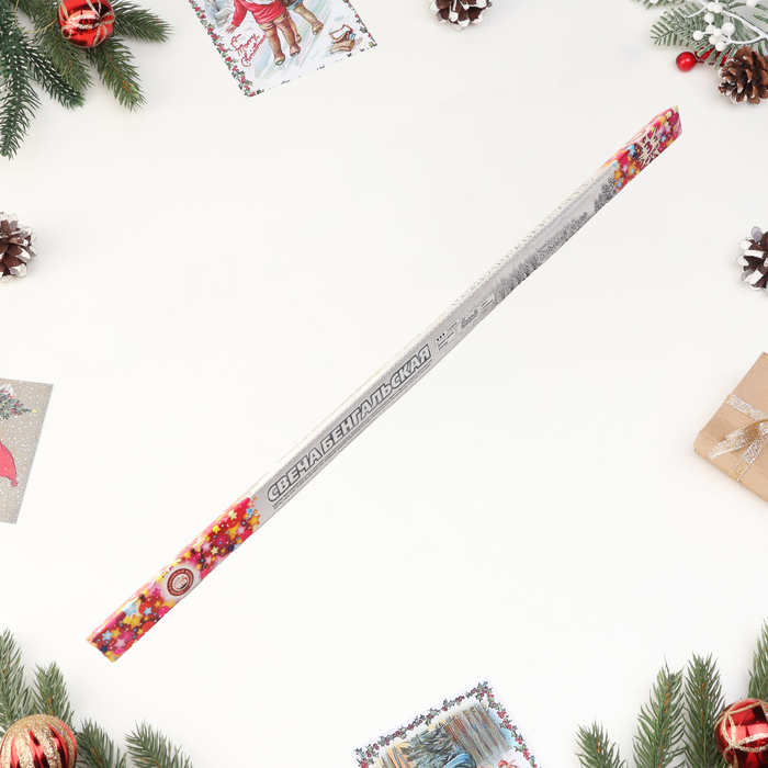 Бенгальские огни «Белый снег», 3 шт., 65 см, горение 145 сек.