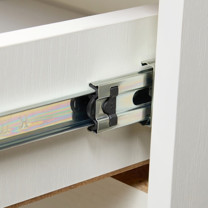 Шкаф напольный «Зара», 1 ящик, 2 двери, 800×600×850 мм, цвет белый