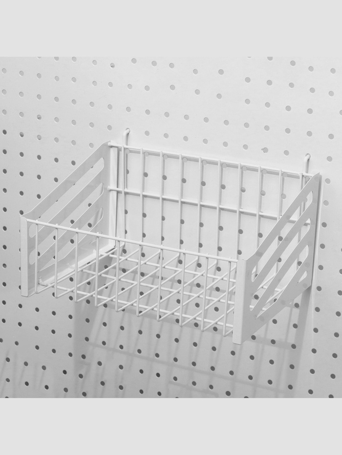 Корзина на перфорацию, 26×19×13.5 см, белая