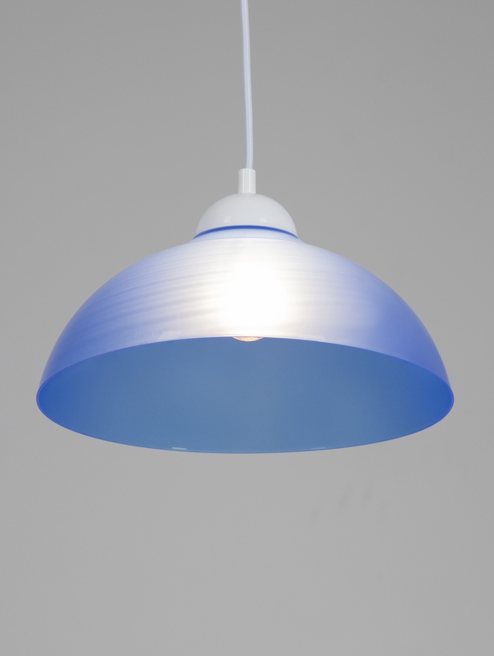 Люстра BayerLux 2211/1, Е27, 1×15 Вт, d=29 см, h=60 см, синий