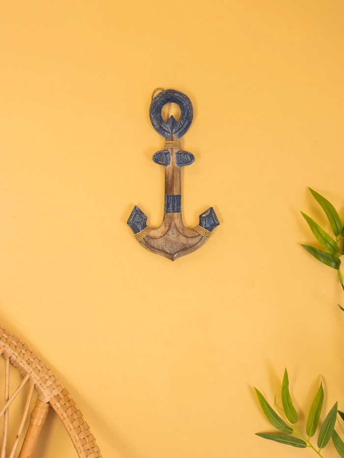 Декор интерьерный «Якорь», 15×2×28 см, дерево