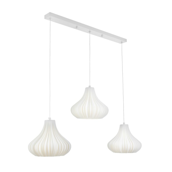 Подвес BayerLux «Ариана» 3хЕ14 15 Вт белый 23×23×20-200 см