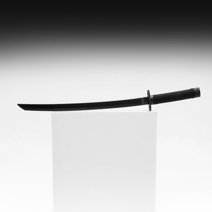 Макет оружия «Сувенирная катана. Куро», 72 см, клинок 51 см; 7 мм