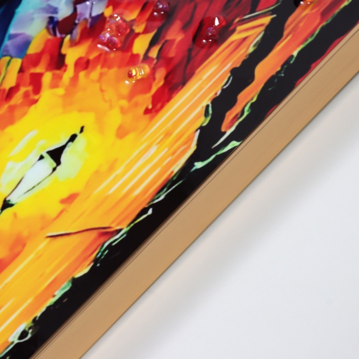 Картина акрил «Вечерний город», 40×30 см