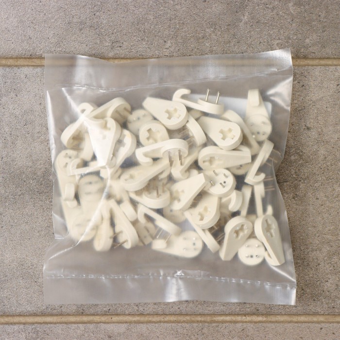 Крепление для картины «Без гвоздя», большое, белое