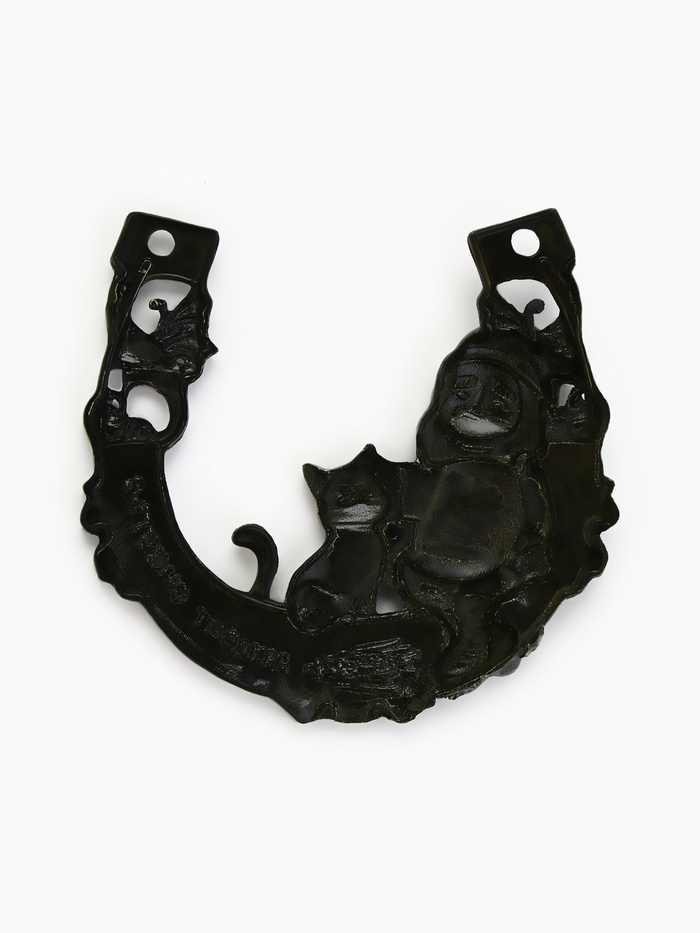 Подкова домовой «Здесь живёт счастье», 7×7 см