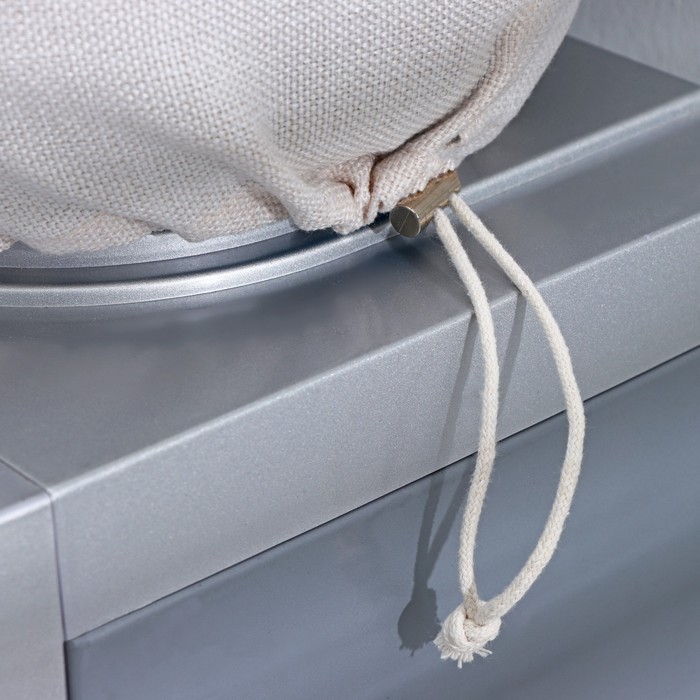 Чехол на бутыль для кулера Доляна Water, 19 л, лён, белый