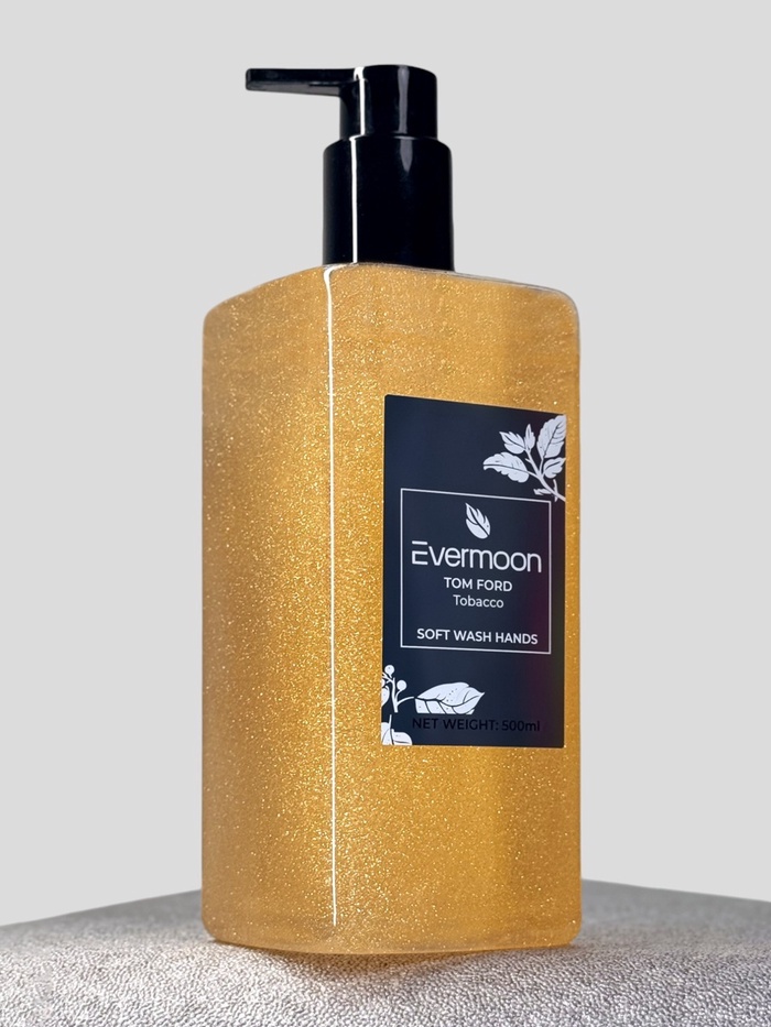 Блестящее жидкое мыло Evermoon Табак, с шиммером, 500 мл