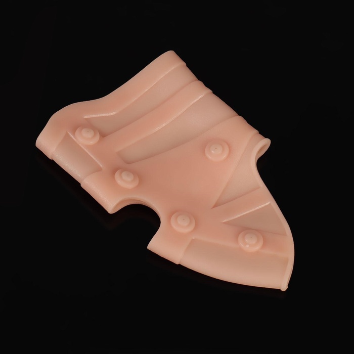 Бандаж для коленного сустава, силиконовый, с магнитами, бежевый