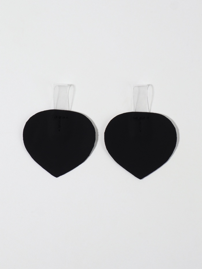 Пяткоудерживатели с петелькой, 5.8×4.4 см, чёрные