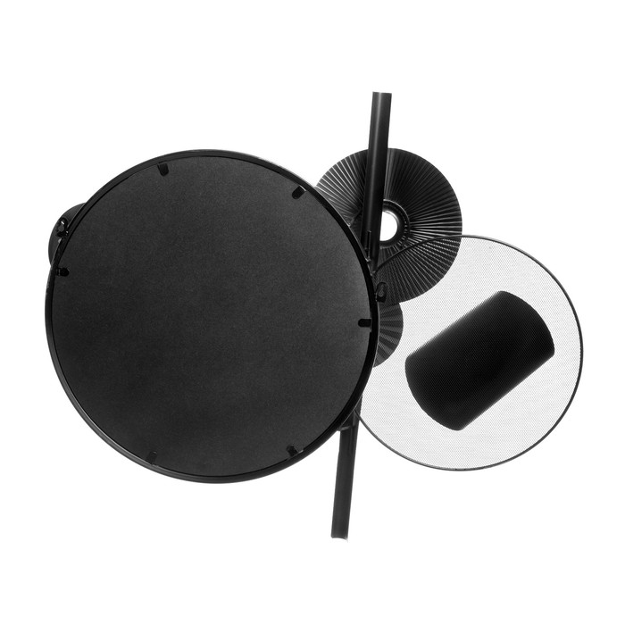 Декор настенный с зеркалом «Стиль. Круги», панно металл, сине-золотой, 65.4×83.8×8.3 см