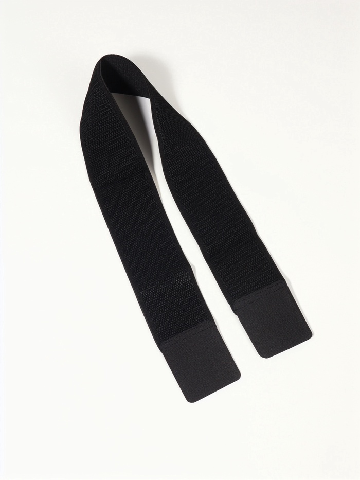 Бандаж на голеностоп, с липучкой, 60×5 см, чёрный