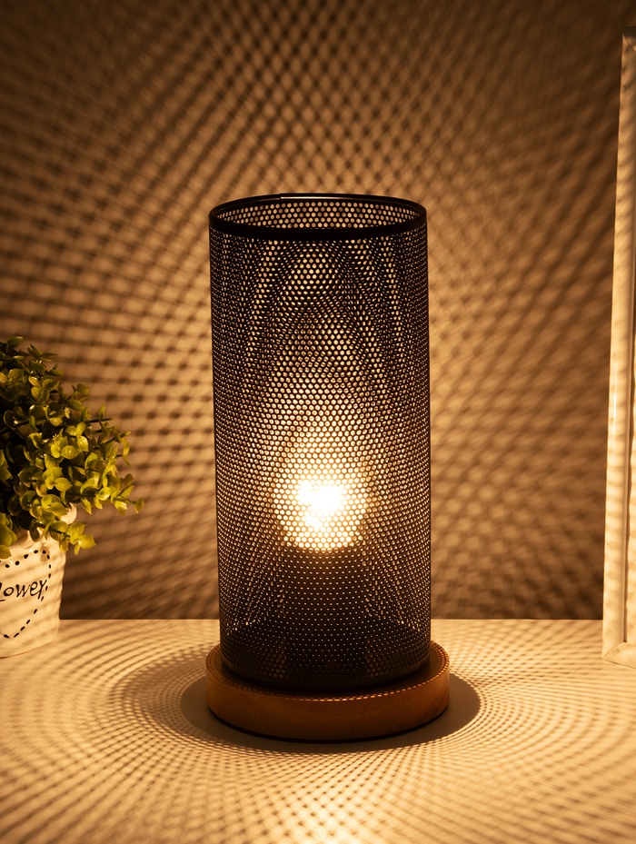 Светильник настольный 21009/1T, 1хE27, 40 Вт, чёрный