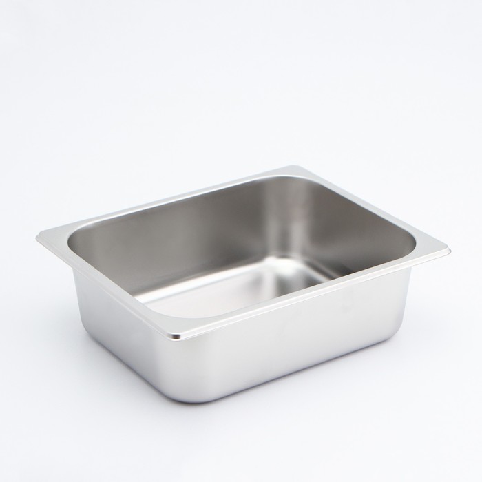 Гастроёмкость 1/2 Hanna Knövell, 100 мм, 32.5×26.5×10 см, толщина 0.6 мм, нержавеющая сталь