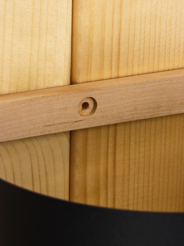 Абажур для бани и сауны «Лофт», настенный, деревянный, металлический, «Добропаровъ»