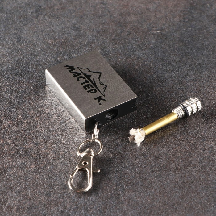 Вечная спичка «Брелок» туристическая, 5 см, с карабином