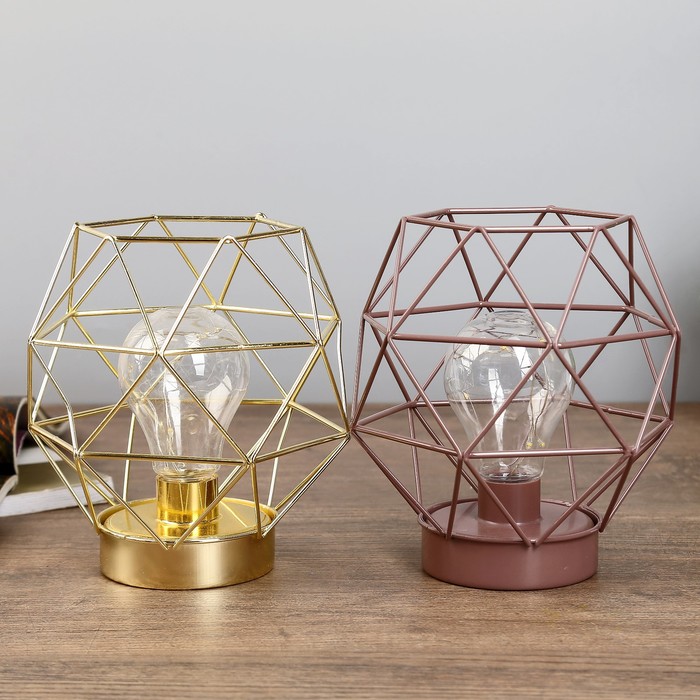 Ночник «Лофти» LED МИКС 15×15×16 см RISALUX