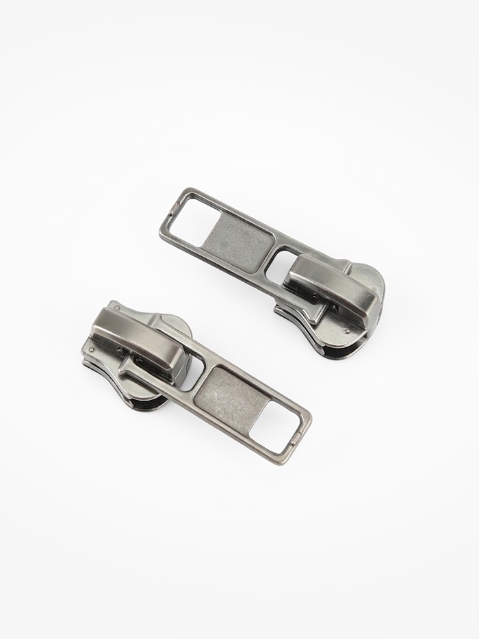 Бегунок автоматический для молнии «Трактор», №5, 10 шт., цвет никель