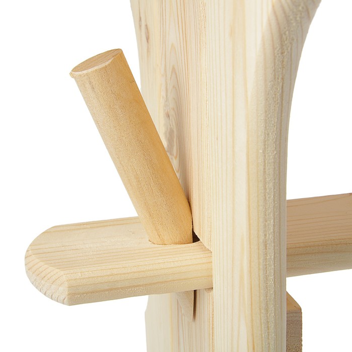 Лавка деревянная, 120×27×42 см, сосна, «Добропаровъ»