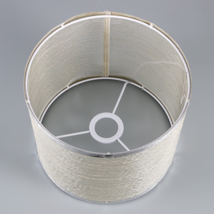 Абажур E27, серый, 25×25×20 см