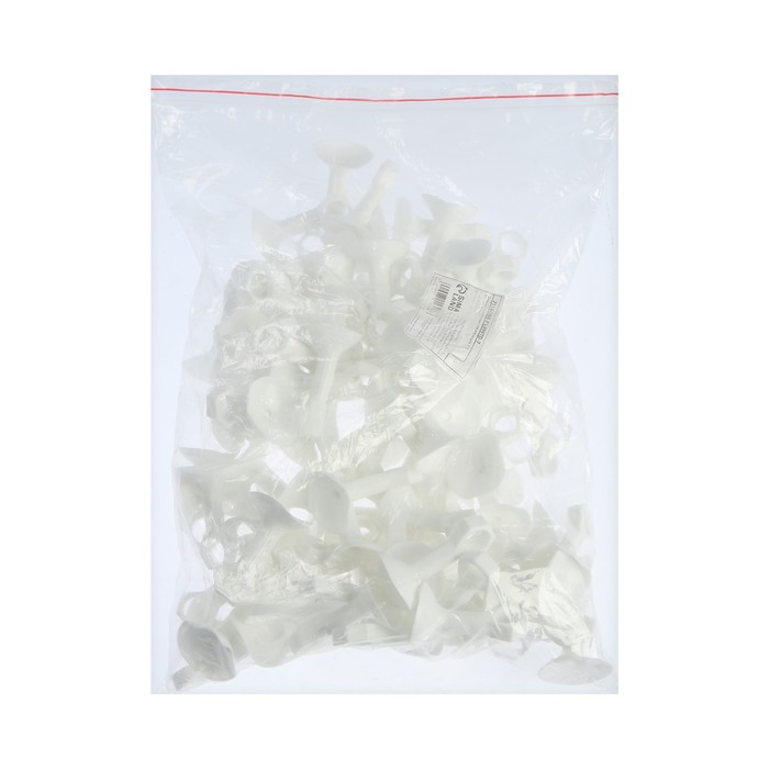 Дверной ограничитель LOCKLAND на ручку, d=18 мм, h=68 мм, цвет белый