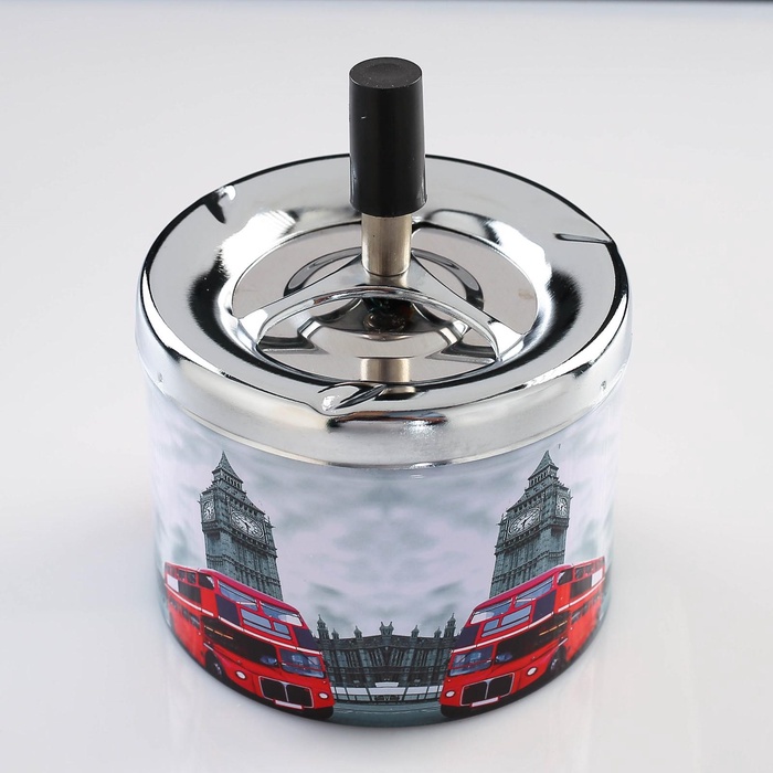 Пепельница бездымная «Мирнам», 11×12×11 см