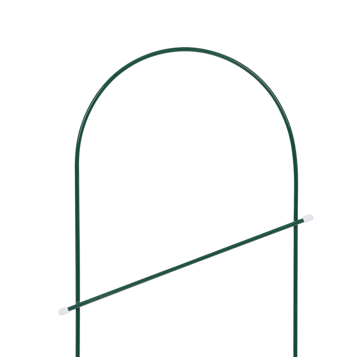 Шпалера, 160×43×1 см, металл, зелёная, «Линия»
