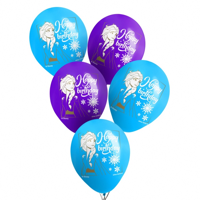 Воздушные шары «Эльза», 12", набор 15 шт., Холодное сердце