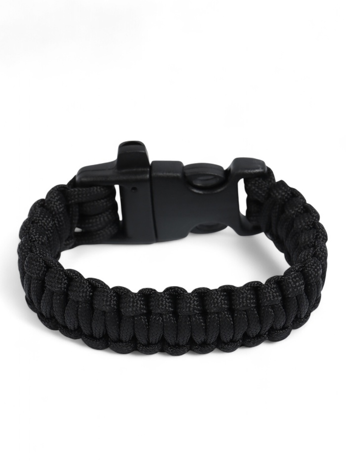 Браслет из паракорда, со свистком, цвет МИКС