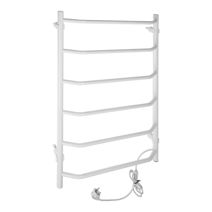 Полотенцесушитель электрический ZEIN PE-06 «Виктория», 500×800 мм, 6 перекладин, белый