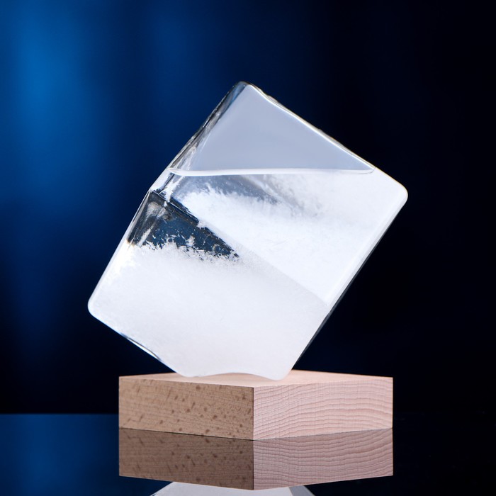 Барометр - штормгласс TAKE IT EASY «Куб», 10×10 см