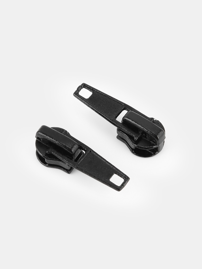 Бегунок автоматический для молнии «Спираль», №5, 10 шт., чёрный