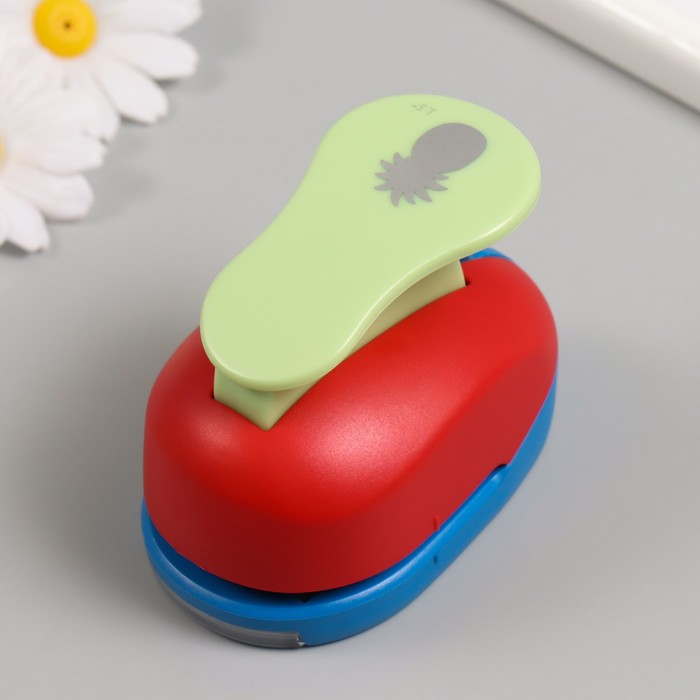 Дырокол фигурный рисунок 3.8×3.8 см «Ананас», 7×5.2×9.2 см, МИКС