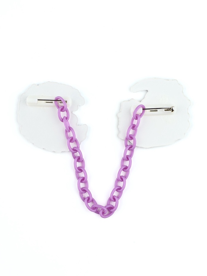 Значки на цепочке «Лунная призма», 13×10 см, набор 2 шт.