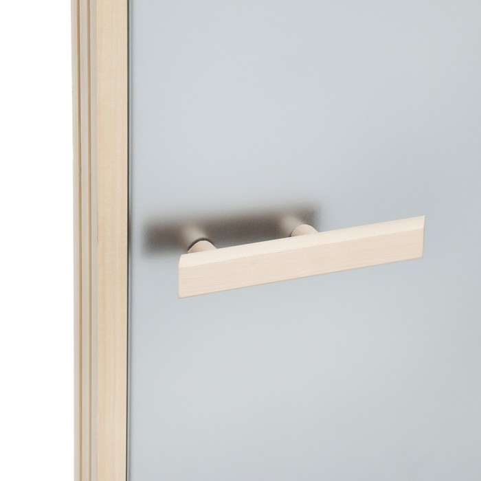 Дверь для бани и сауны «Графит», 190×70 см, стеклянная