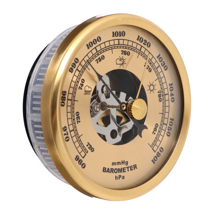 Барометр с шестерней, механический, настенный, d=7 см