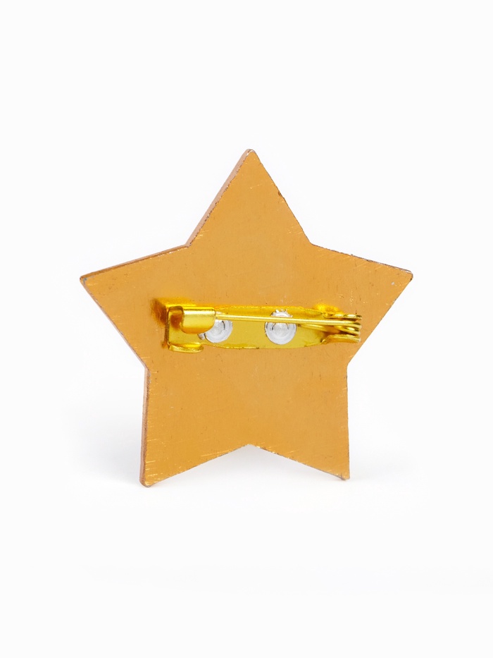 Значок «Герб СССР», 3 см, красный в золоте