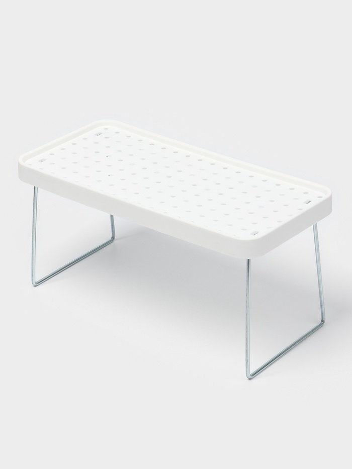 Складной столик - поднос «Макард», 29×14×2 см, белый, серый