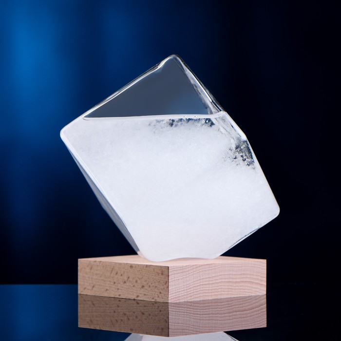 Барометр - штормгласс TAKE IT EASY «Куб», 10×10 см