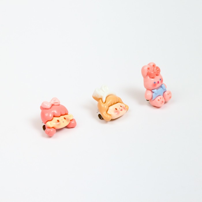 Значки пластиковые «Туси ярко всегда», набор 3 шт., 2.2×2 см